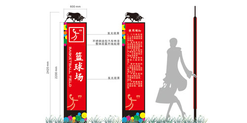 宝龙地产环湖商业街导视项目设计方案